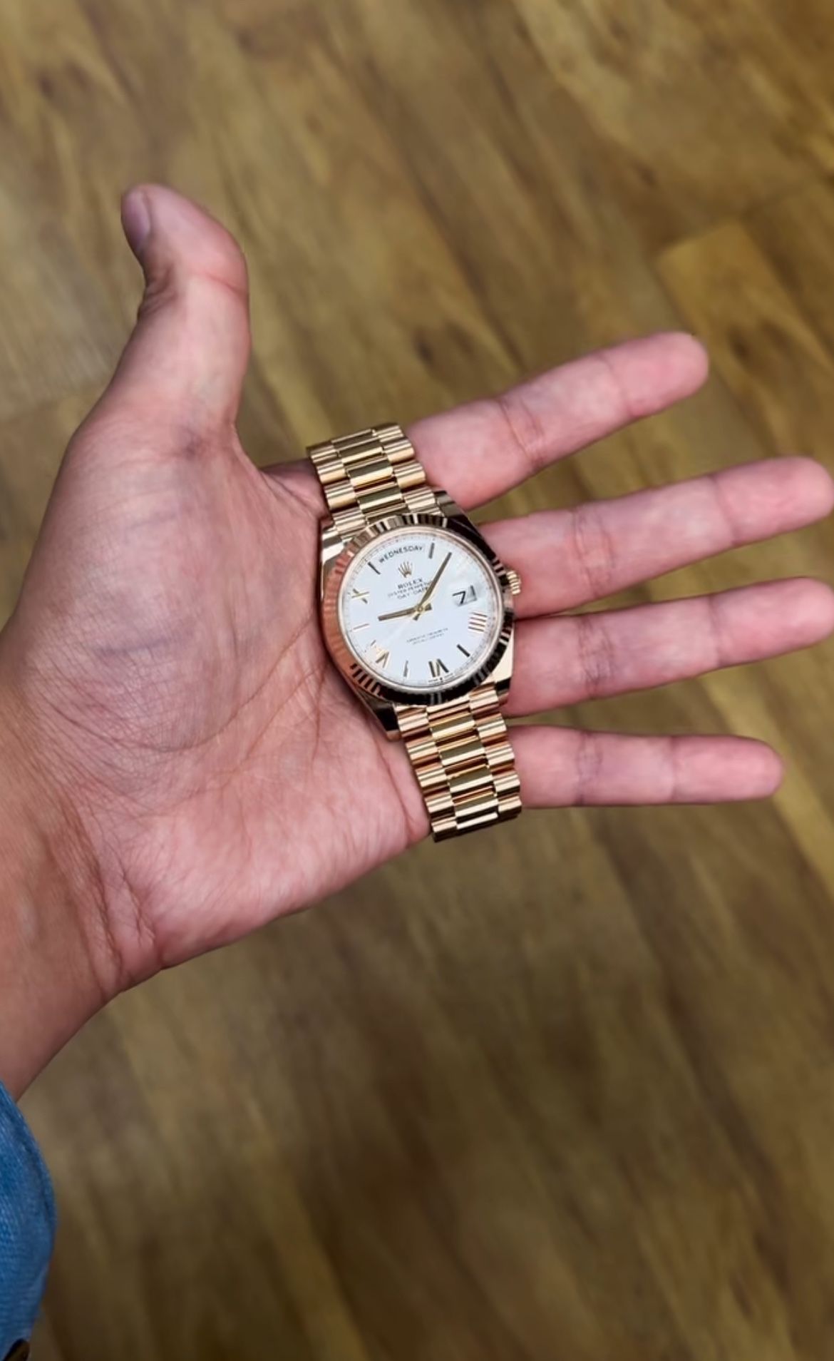 Gold Watch Presidential Bracelet