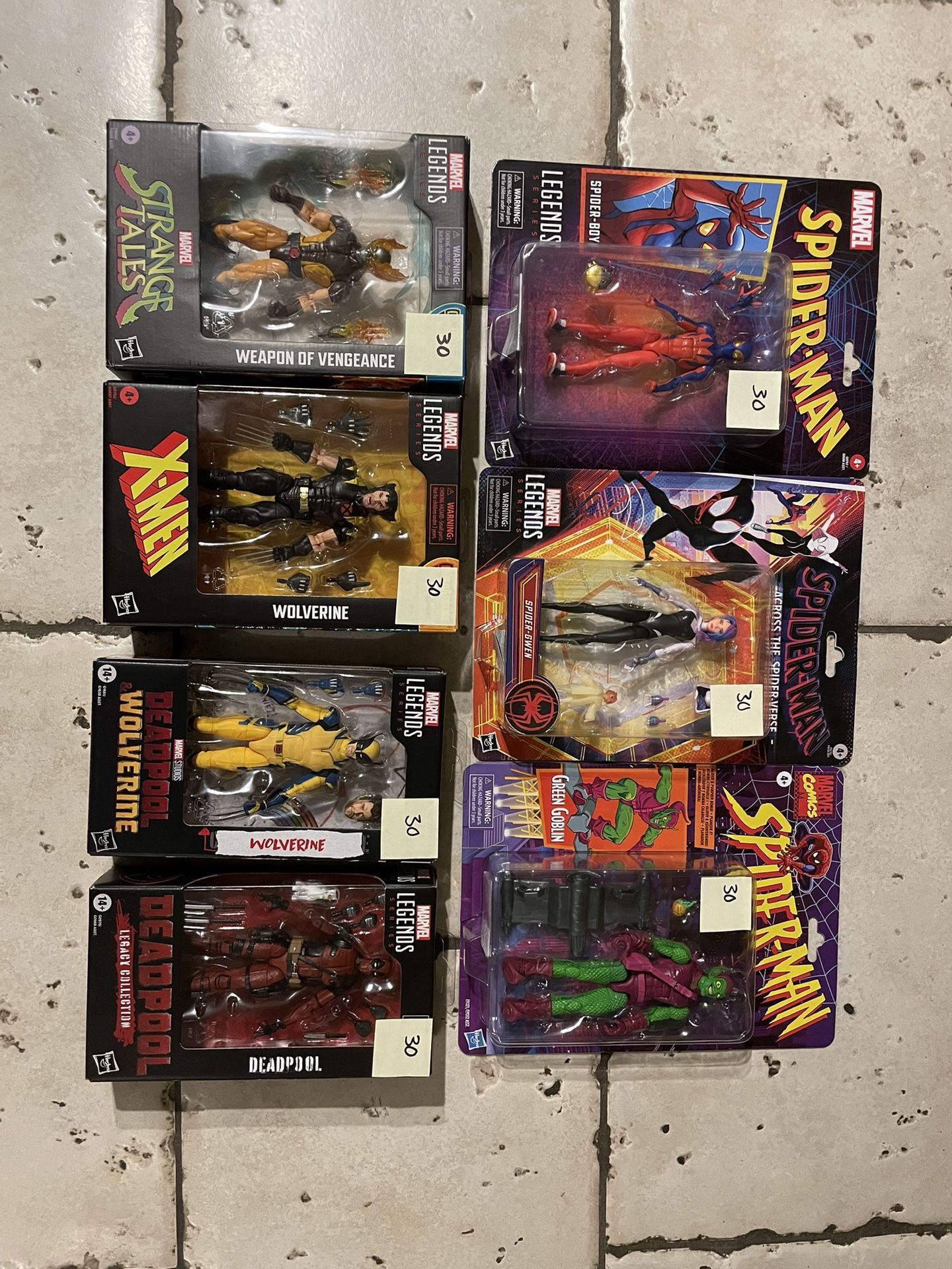 $30 Marvel Legends Action Figure/ Toy Lot