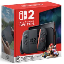 New! Never Opened. Nintendo Switch 2 + Mario Cart World Bundle