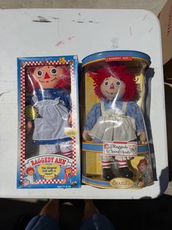 Vintage Raggedy Ann Dolls – 2 Boxed Collectible