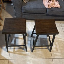 Brown/black Bar Stools 