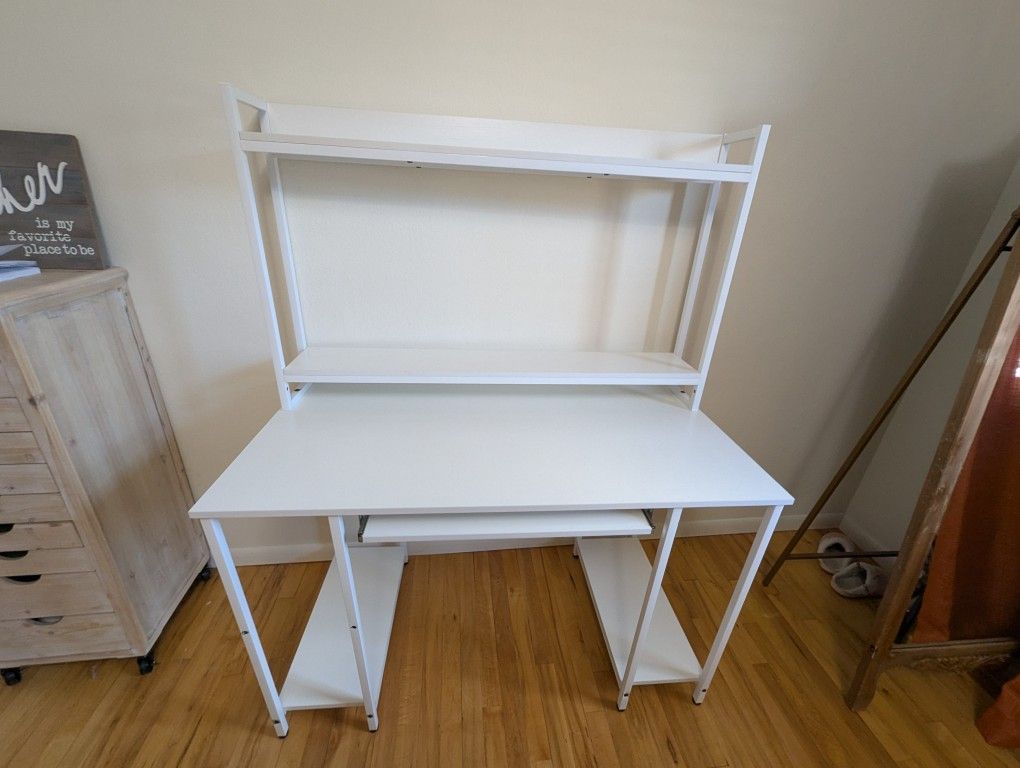 White Computer Desk