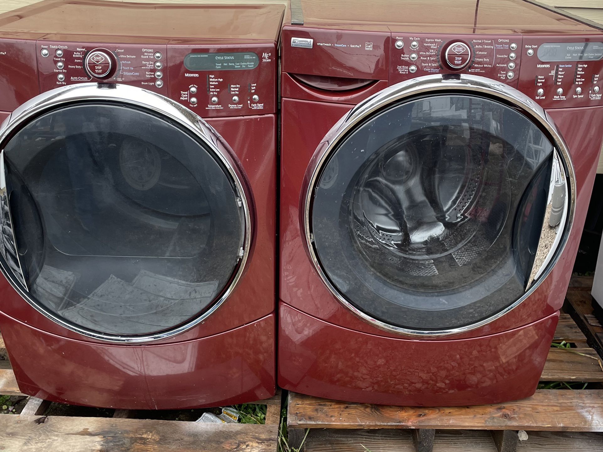 Kenmore Elite Front Load Washer And Electric Dryer!
