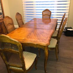 Dining Table And Chairs  Free If You Buy The China Buffet