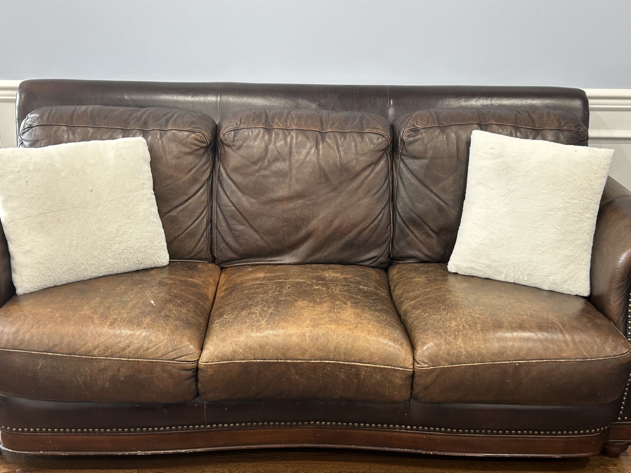 Three Leather Living Room Set