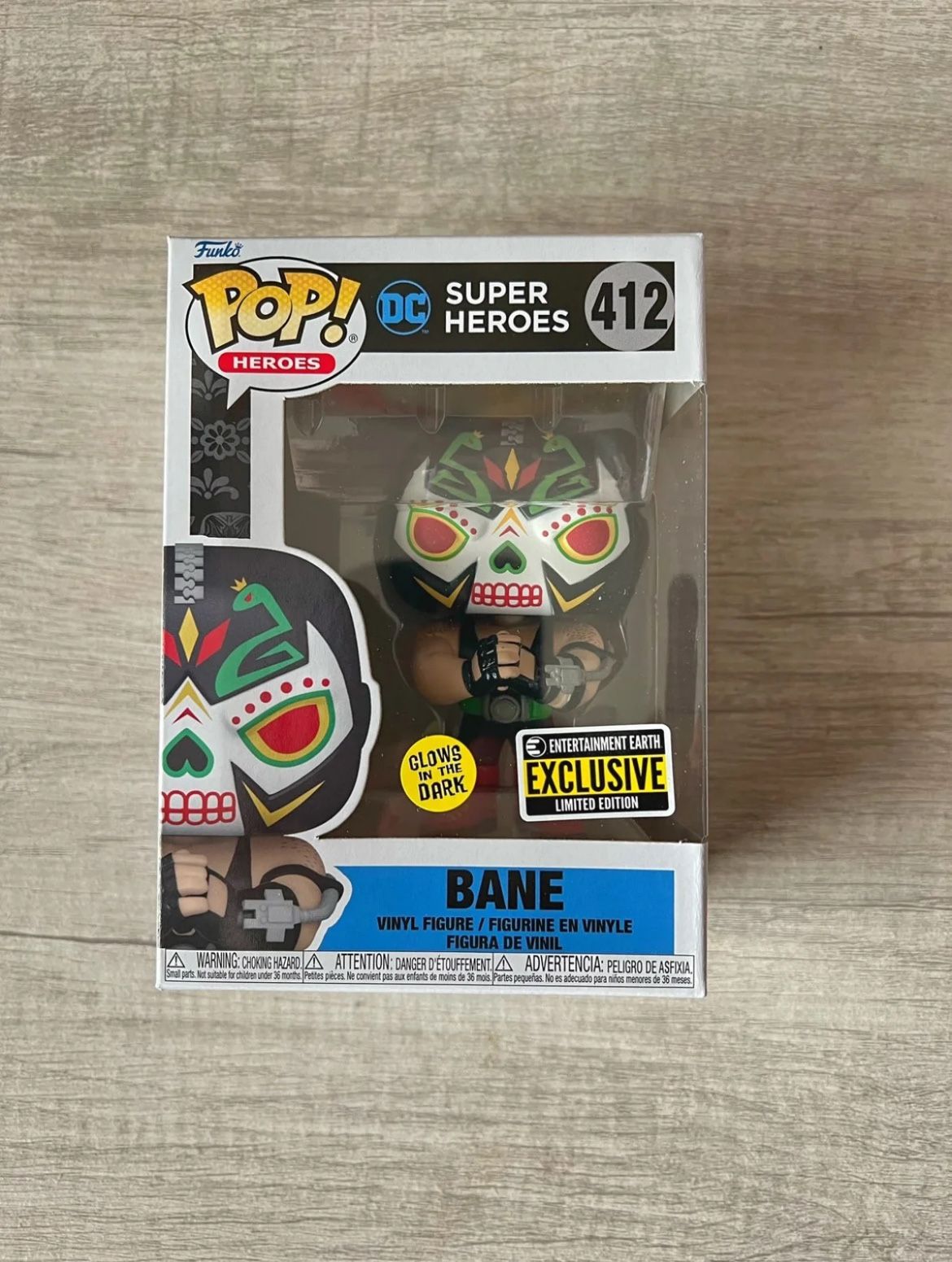 Funko Pop! Heroes DC Super Heroes Bane Glow In The Dark EEE #412