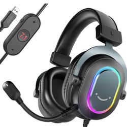 FIFINE Gaming Headset for PC-Wired Headphones with Microphone, Headset, AmpliGame H6