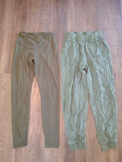 Victorias secret pink leggings medium and universal thread joggers small