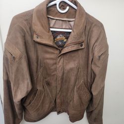 Leather Jacket- Vintage Look
