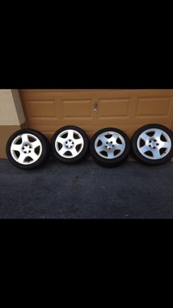 4 x 17” audi A8 polished wheels 5x112 fits VW Audi Mercedes