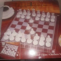 Glass Chess Set 