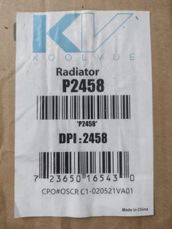 2005 Chevy Trailblazer Radiator 