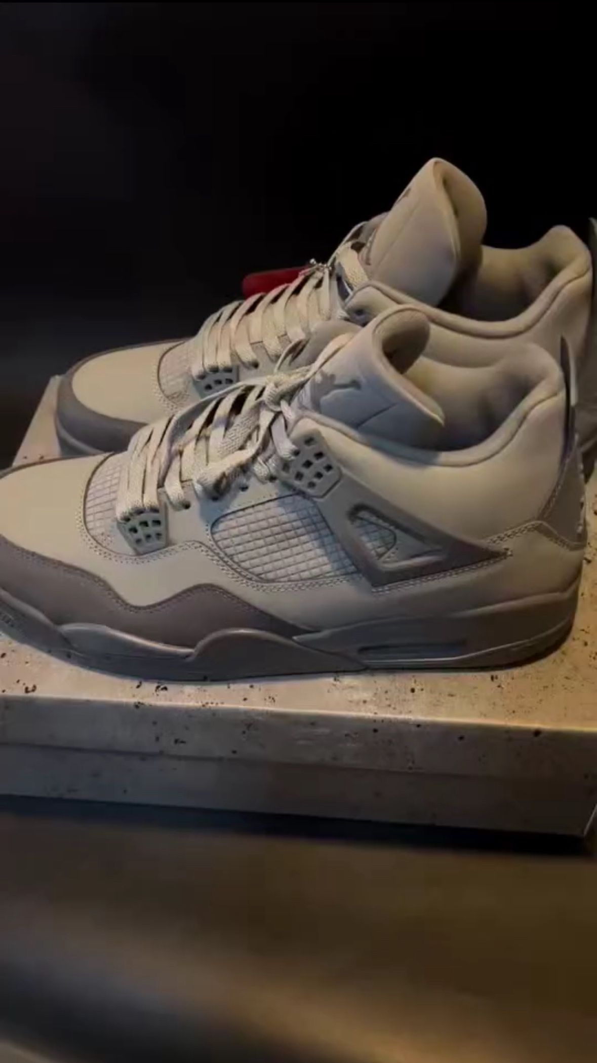 Jordan 4s Retros Paris Olympics Wet Cement (1:1) Size 13