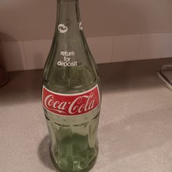 Vintage Coca Cola Glass Bottle 