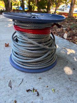 Galvanized aircraft cable 1/4 inch