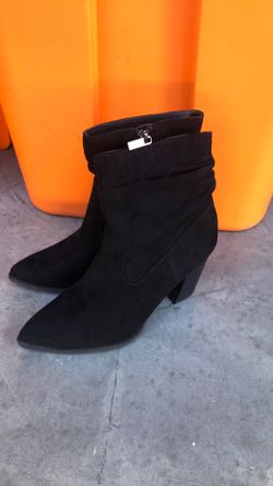 Black Ankle Boots ~ Size 8