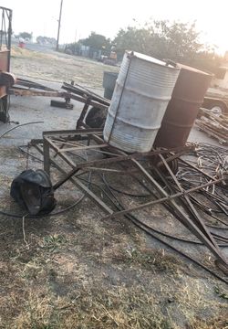 Project old ranch farm spray trailer barrel steel