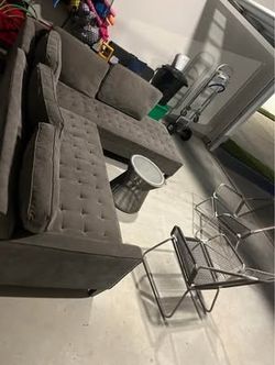 Z Gallerie Vapor Daybed Sectional - 2 PC / Amalfi Charcoal $700 - OBO