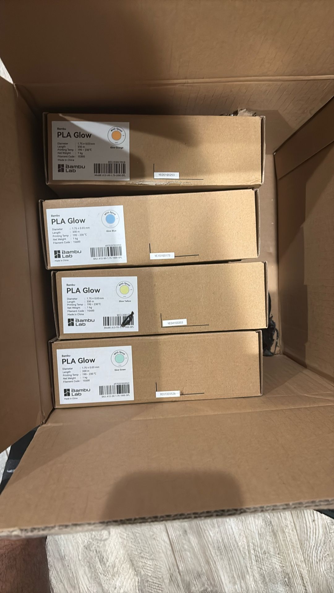 Bambu Lab Filament PLA Glow 