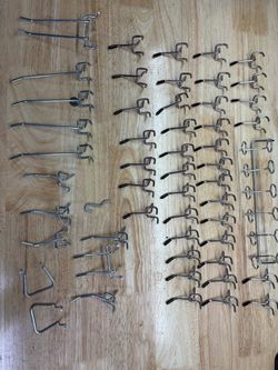 New!!! Misc. pegboard retail store hooks lot