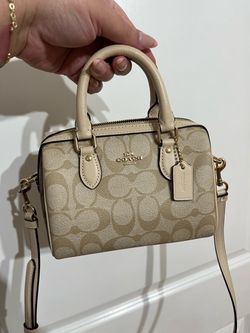 Coach mini Rowan satchel crossbody bag