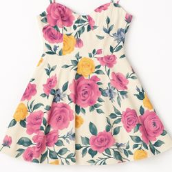 Forever 21 Brand  Floral Dress Size M 