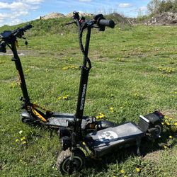 2 Scooters Barely Used
