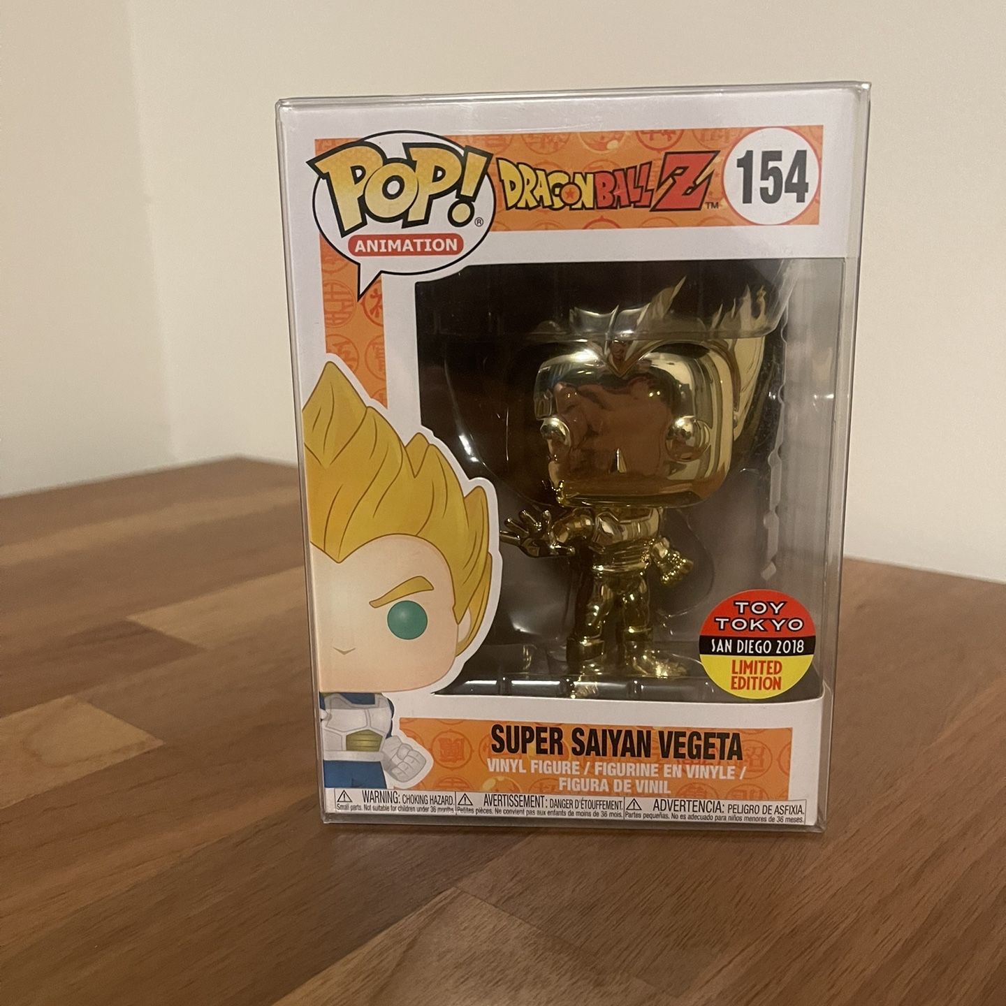 Funko Pop! Super Saiyan Vegeta: Dragonball Z (Exclusivo) #154