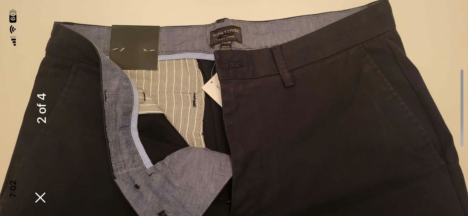 Mens Banana Republic Chino Size 34x36 BRAND NEW WITH TAGS