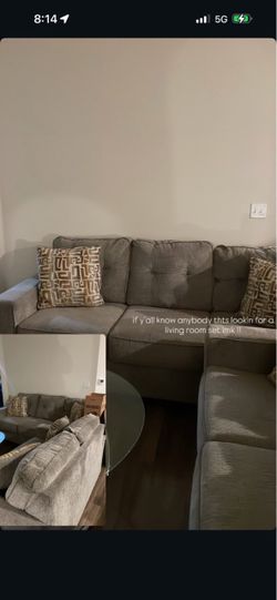 Living room set only!!!  (tables are sold)