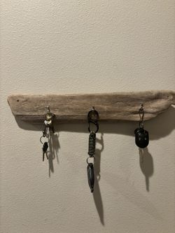 Handmade Driftwood Key Ring Holder