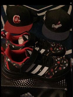 Disney Fortarun 2.0 Mickey Cloudfoam Kids Shoe unisex Size 5 youth adidas Black Red new with tags and box