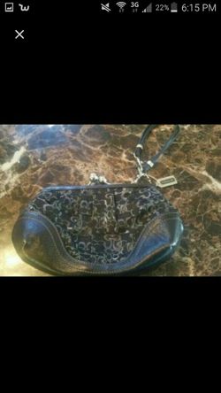 Authentic Coach wristlet