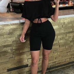 Black Two piece Set