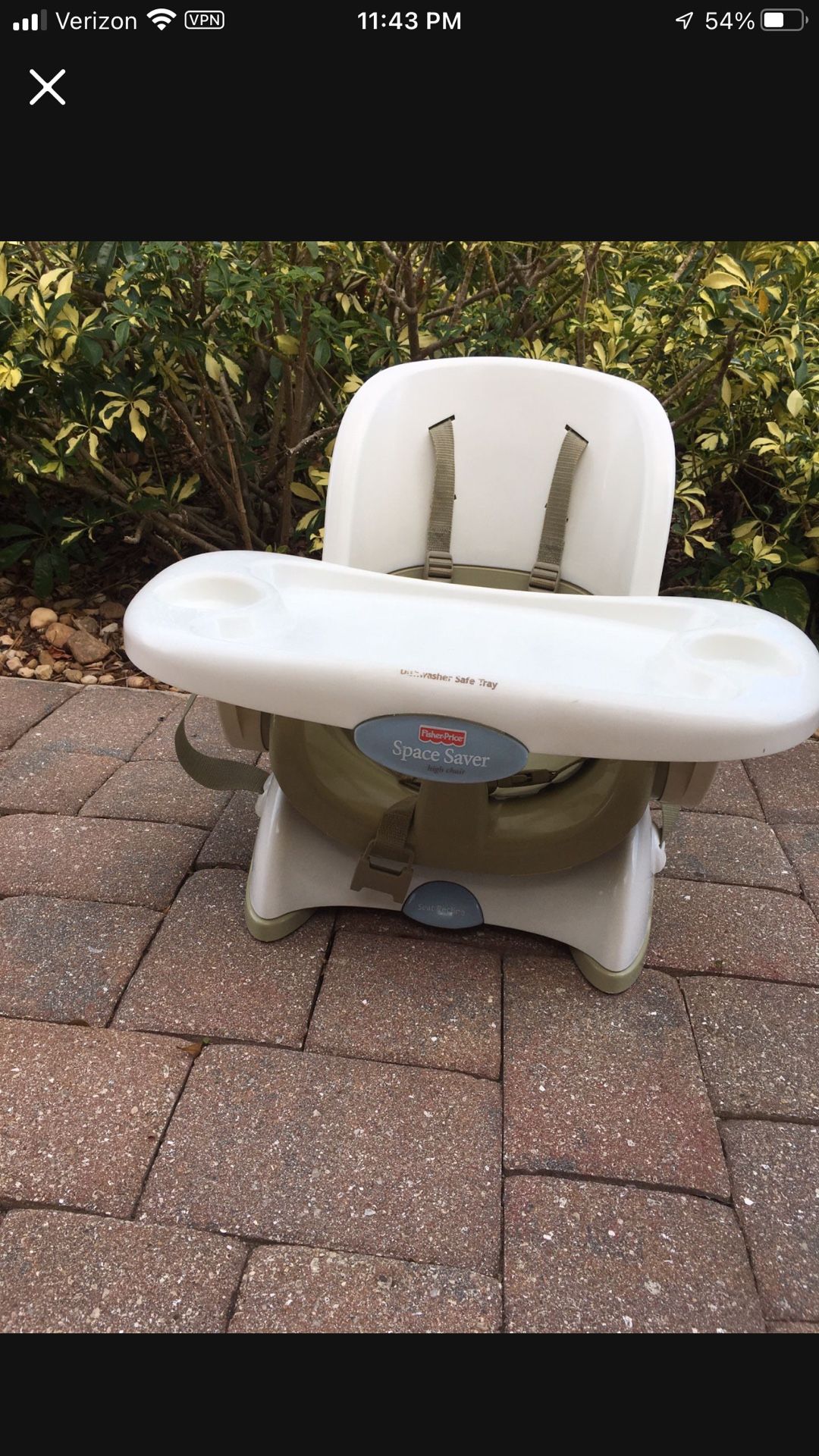 Fisher price space saver High Chair 