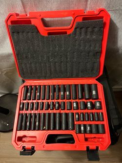 50 Piece 1/4 inch impact sockets