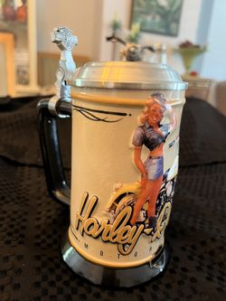 Harley Davidson American Beauty Beer Stein