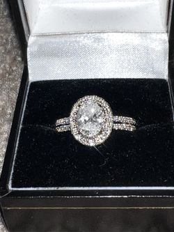 14k White Gold Engagement Ring