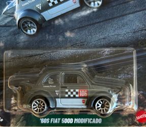 Hot Wheels Silver Chase 60s Fiat 500D