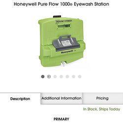 Honeywell Eyewash station