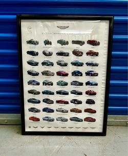 JAGUAR POSTER FRAMED