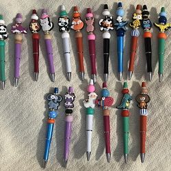 Pens HANDMADE Animals dog cat fish dinosaur cow kids school teacher holiday gifts 