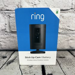 Ring Stick Up Cam Indoor/Outdoor 1080p WiFi battery Security Camera Black 3rd generation