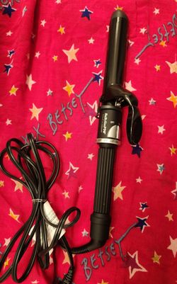 BaBylissPRO Porcelain Ceramic 1 1/4 in  Spring Curling Iron