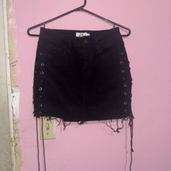 Black Mini Skirt XS