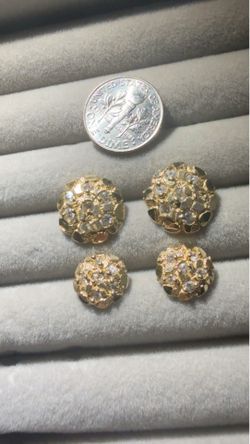 Gold Nugget earrings