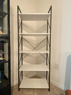 farmhouse bookshelf (5 tiers)