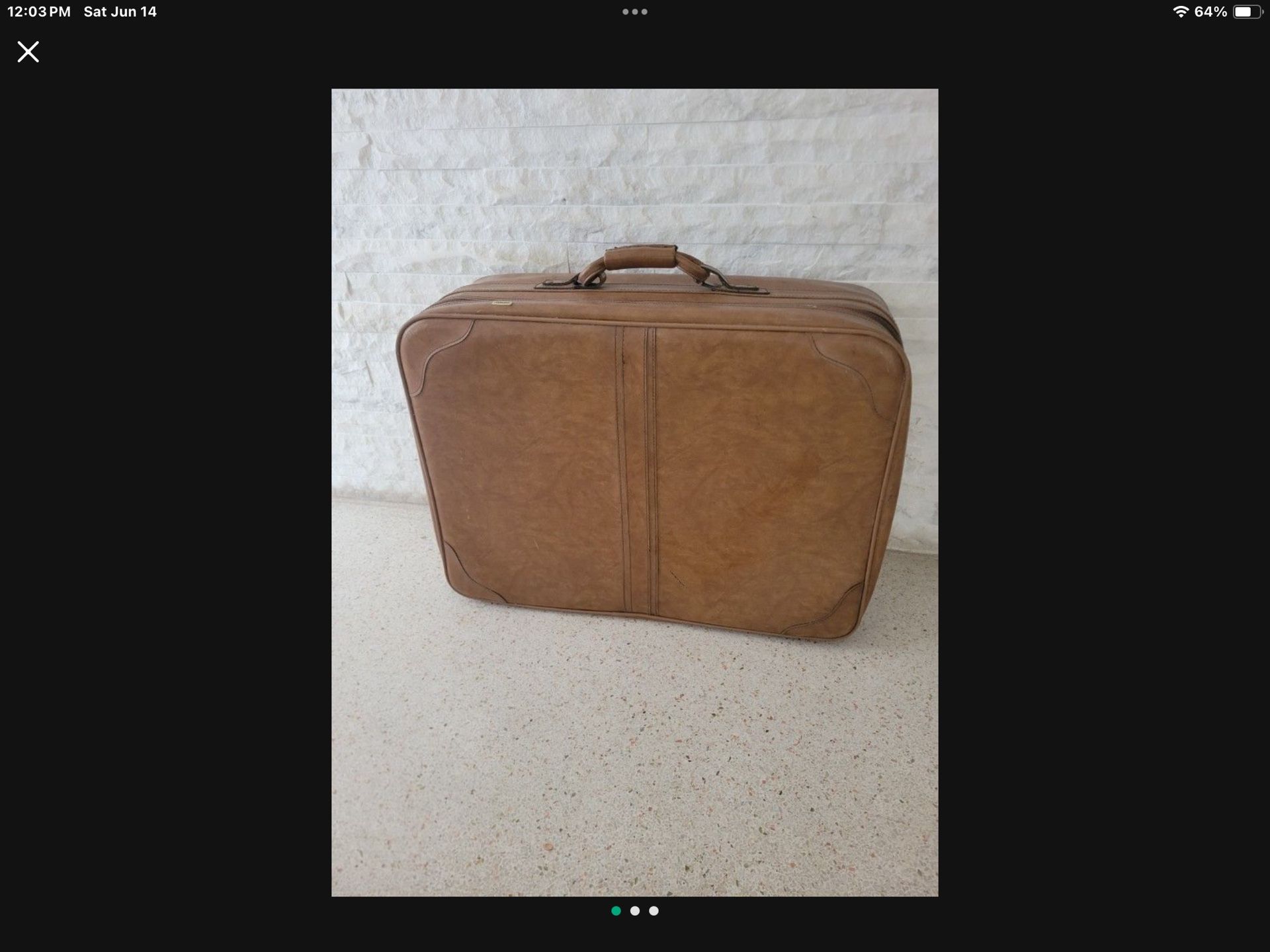 airway 28 Inch Soft Sided Vinyl Suitcase