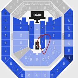 Mana 2  Tickets Wheel Chair Accessibility Row 1 Section D Lower Floor Level 