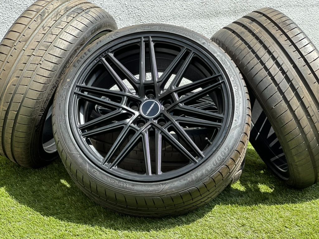 NEW 19” Vossen Wheels 5x114.3 rims Goodyear Tires Tesla Genesis Acura Kia Infinity Mustang